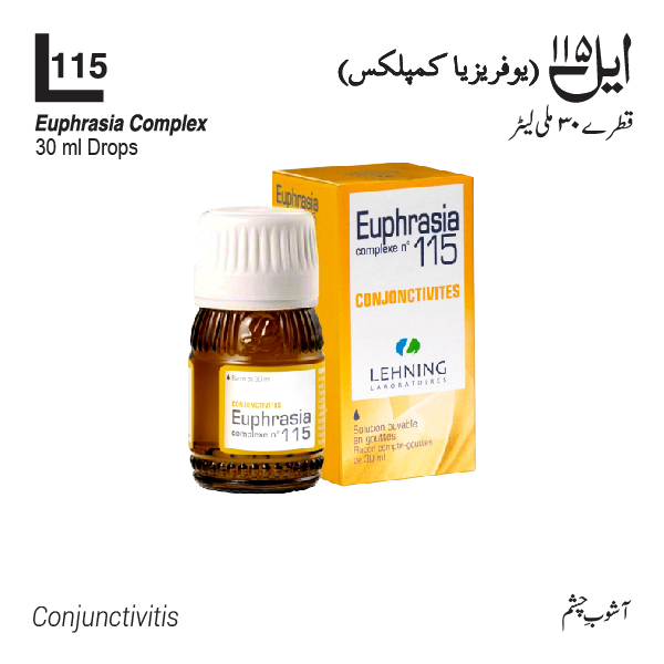 Euphrasia complexe n°115 Lehning - conjonctivites
